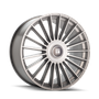 Touren 3610 TR10 22x9 / 6x135/139.7 BP / 20mm Offset / 87.1mm Hub Satin Silver Machined Wheel
