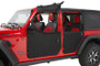 Bestop 20-26 Jeep Gladiator / 18-26 Wrangler JL Full Fabric Doors (Front Black Diamond)