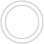 Cometic Ford 8BA/8CM Flathead V8 .060in KF Oil Drain Plug Gasket - 1948-1953