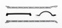 Cometic Chevrolet Mark-IV Big Block V8 .094in Fiber Oil Pan Gasket Kit - Trimmed Side Rails