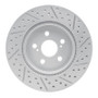 R1 19-26 Toyota Prius Prime Front Left Drilled & Slotted Geo-Carbon Rotor