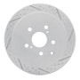 R1 10-20 Lexus Rx350 Rear Right Drilled & Slotted Geo-Carbon Rotor