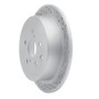R1 10-20 Lexus Rx350 Rear Right Drilled & Slotted Geo-Carbon Rotor