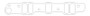 Cometic Pontiac V8 .060in Fiber Intake Manifold Gasket Set - 1.141in x 2.063in Rectangle Port