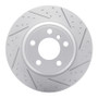 R1 00-06 BMW X5 Rear Right Drilled & Slotted Geo-Carbon Rotor