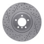 R1 07-15 BMW 335I Front Right Drilled & Slotted Geo-Carbon Rotor
