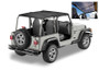 Bestop 03-06 Jeep Wrangler TJ Exc. Unlimited Header Safari Bikini (Mesh)