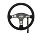 PRP Heated Flat Suede Steering Wheel - Black