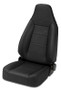 Bestop 76-86 Jeep Cj7 Front Trailmax II Sport Seat (All Vinyl Black Crush)