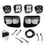 Baja Designs 20-22 Ford Super Duty Squadron 2.0 Pro/SAE Dual Fog Pocket Kit (Driving/Combo) - Clear