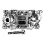 Edelbrock Chevy SB Performer EPS Intake Manifold w/ Oil Fill Tube - Chrome Plasma