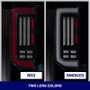 Form Lighting 2021-2025 Ford Bronco LED Tail Lights Red (Pair)
