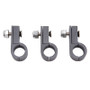Russell Line Clamp For -6 Tubing Black Anodize (4 Pack)