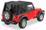 Bestop 03-06 Jeep Wrangler TJ Replace A-Top (Blk Diamond Tinted Windows Upper Door Skins )