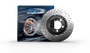 SHW 22-25 Porsche 718 Cayman GT4 RS Left Front Cross-Drilled Lightweight Brake Rotor (9GT615301M)