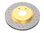 DBA 11-19 Chevrolet Silverado 2500 HD Rear Drilled & Slotted Street Series Rotor w/Gold Hat