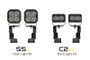 Diode Dynamics 19-25 Toyota RAV4 SS3 LED Ditch Light Kit - Sport White Combo