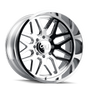 Cali Off-Road 9115 Invader 22x12 / 8x170 BP / -51mm Offset / 125.2mm Hub Chrome Wheel