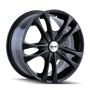 Touren 3222 TR22 16x7 / 5x105/114.3 BP / 40mm Offset / 72.62mm Hub Gloss Black Wheel