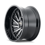Cali Off-Road 9114 Purge 22x12 / 8x170 BP / -51mm Offset / 125.2mm Hub Gloss Black Milled Wheel