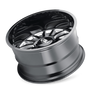 Cali Off-Road 9110 Summit 20x12 / 8x180 BP / -51mm Offset / 124.1mm Hub Gloss Black Milled Wheel
