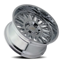 Cali Off-Road 9116 Vertex 24x14 / 8x170 BP / -76mm Offset / 125.2mm Hub Chrome Wheel