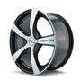 Touren 3190 TR9 17x7 / 5x112/120 BP / 42mm Offset / 72.62mm Hub Gloss Black Machined Wheel