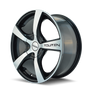 Touren 3190 TR9 17x7 / 5x110/115 BP / 42mm Offset / 72.62mm Hub Gloss Black Machined Wheel