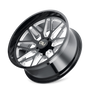 Cali Off-Road 9115 Invader 24x14 / 8x170 BP / -76mm Offset / 125.2mm Hub Gloss Black Milled Wheel