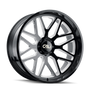 Cali Off-Road 9115 Invader 24x14 / 6x135 BP / -76mm Offset / 87.1mm Hub Gloss Black Milled Wheel
