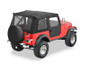 Bestop 55-75 Jeep Cj5 / 52-62 M38A1 Supertop Classic (Black Crush Clear Windows)