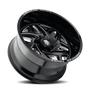 American Truxx AT1914 Euphoria 20x10 / 5x127 BP / -19mm Offset / 78.1mm Hub Gloss Black Milled Wheel