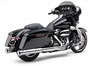 4" Nh Slip-ons Chrome Flh/flt 17-25