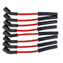 Moroso GM Gen V LT1/LT4 Ultra 350 8mm Multi-Angle Boot Ignition Spark Plug Wire Set - Red