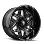 American Truxx AT1914 Euphoria 22x12 / 6x135 BP / -44mm Offset / 87.1mm Hub Gloss Black Milled Wheel