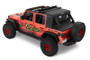 Bestop 18-23 Jeep Wrangler JL 4-Door Halftop Conversion Kit (Premium Black Twill)