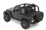 Bestop 07-18 Jeep Wrangler JK 2-Door Halftop Soft Top (Premium Black Twill)