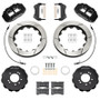 Wilwood 99-02 Nissan Skyline Superlite 6R Front BBK w/ 12.88in Slotted Rotors & Flexlines - Black