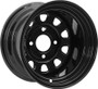 ITP Delta Steel 12x7 / 4x110 BP / 4+3 Offset Black Wheel