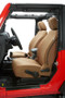 Bestop 20-23 Jeep Gladiator / 18-2023 Wrangler JL 4-Door Front Seat Covers (Tan)