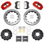 Wilwood 89-98 Nissan 240SX/89-94 Skyline/90-96 300ZX Superlite 6R Fr BBK w/ 12.88in D/S Rotors - Red