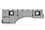 ADD 2021+ Ford F150 Raptor 66in Bed Side Molle Panels - Passenger Center