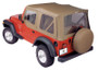 Bestop A-Top For OEM - 97-02 Jeep Wrangler TJ Replace (Spice Clear Windows Door Skins Included)