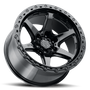 MTX Spitfire 6 Gloss Black 22x10in / 6x135 BP / -18mm Offset / 87.1mm Bore