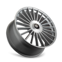 Touren 3610 TR10 22x9 / 5x114.3/127 BP / 35mm Offset / 78.3mm Hub Satin Silver Machined Wheel