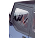 Bestop 88-95 Jeep Wrangler YJ Upper Fabric Doors (Square Upper Rear Corner Black Crush)