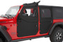 Bestop 20-26 Jeep Gladiator / 18-26 Wrangler JL Full Fabric Doors (Rear Black Twill)