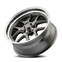 Ridler 610 17x7 / 5x114.3 BP / 0mm Offset / 83.82mm Hub Gloss Grey Polished Wheel