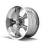 Ridler 695 17x7 / 5x114.3 BP / 0mm Offset / 83.82mm Hub Gloss Grey Machined Wheel
