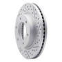R1 19-25 Ford Bronco Front Right Drilled & Slotted Geo-Carbon Rotor